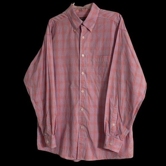Talbots Long Sleeve Button Down Plaid shirt - size L - Picture 1 of 9